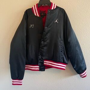 Jordan Black and Red Varsity Jacket